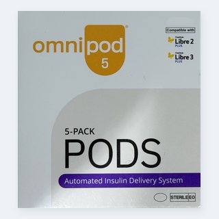 Omnipod 5 pods box, Libre version